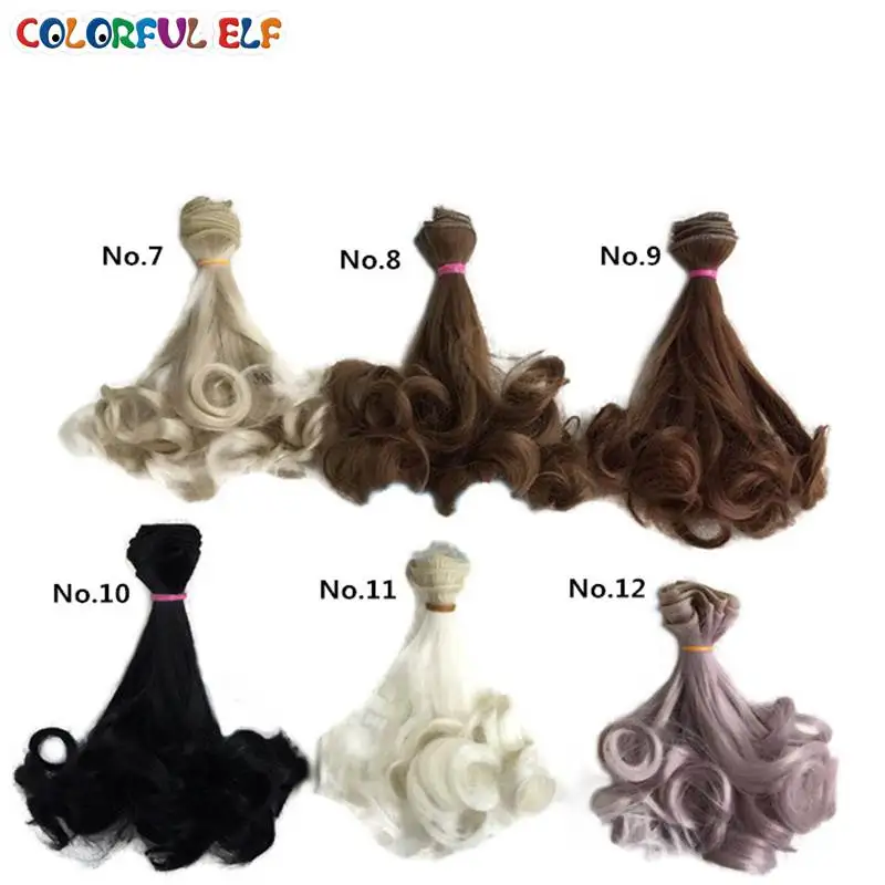 1Pcs/lot 15*100CM BJD Doll Wigs DIY Wigs 40 colors can be chosen