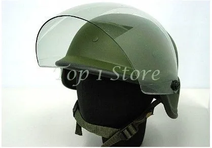 

Paintball Military Helmet Tactical Airsoft M88 Helmet w/Visor Goggle OD BK free ship