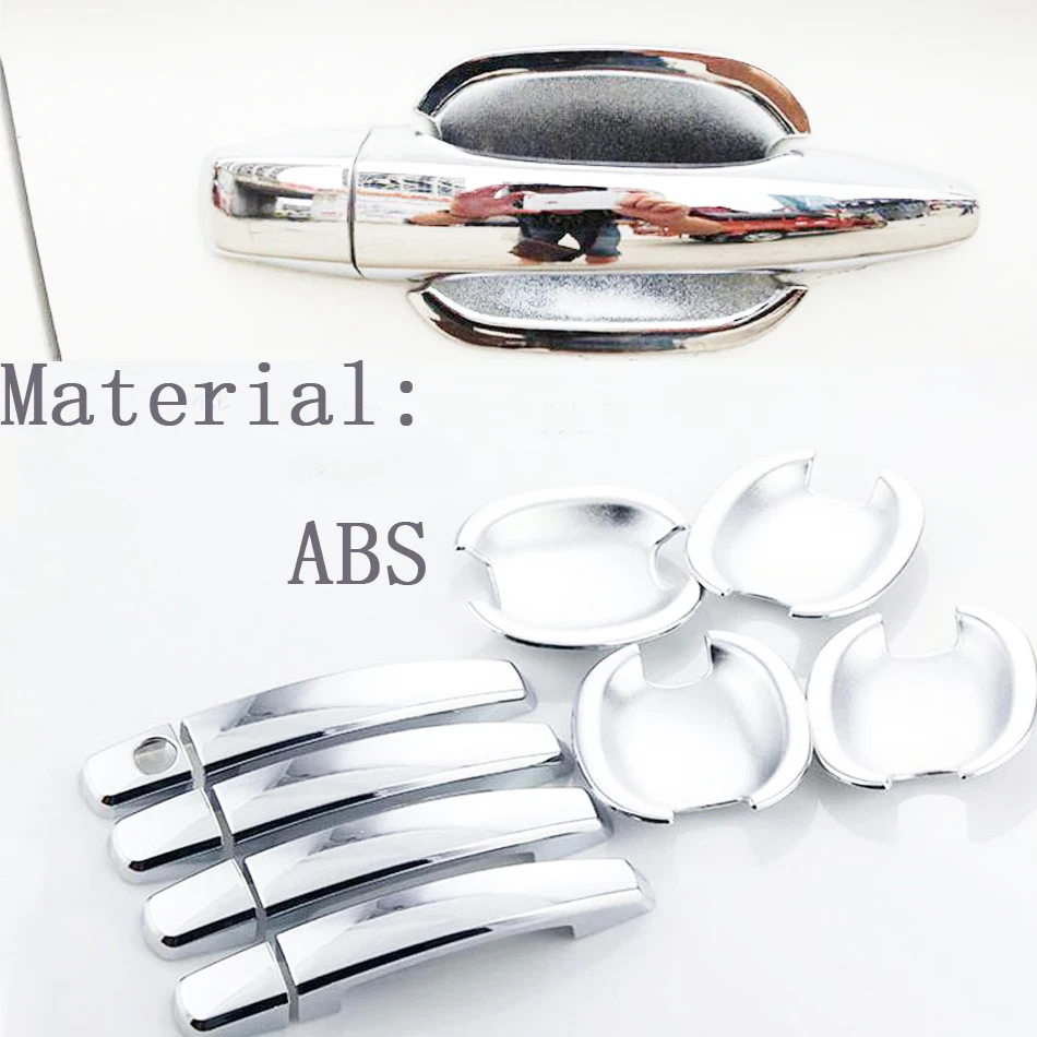 

DEE Car Accessories for Peugeot 307 307sw 307cc Chrome Trim Chromium Styling Door Handles Cover Exterior Decoration Car Stickers