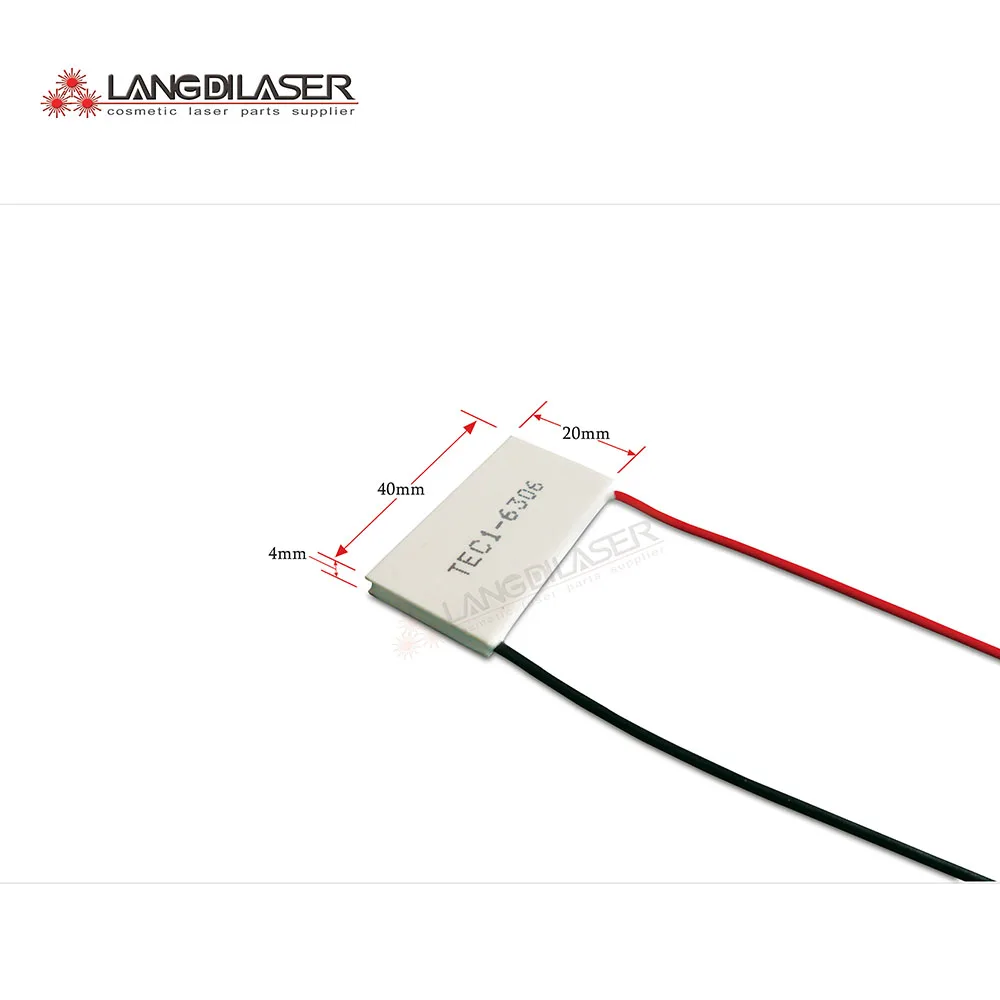 

Охлаждающая пластина Пельтье TEC1 6306/Размер: 40*20*4 мм/для лазерных насадок IPL