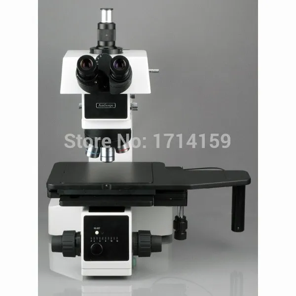 Microscope --AmScope Supplies 50X-2500X B&D Polarizing Metallurgical Microscope + 5MP Camera Win/Mac