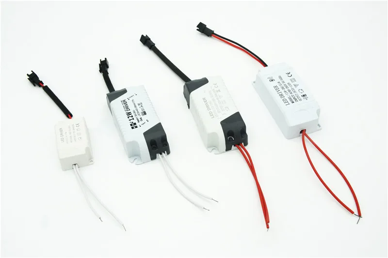 4-24W Safe Plastic Shell LED Driver Input AC90-265V Light Transformer Constant Current 300mA Power Supply Adapter for Led Lamps