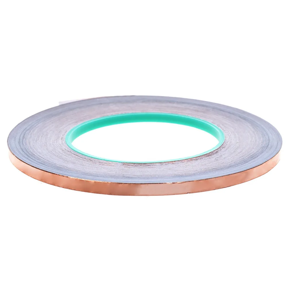 Double Conductive EMI Shielding Copper Foil Tape- 1/4 Inch X 55 Yds.