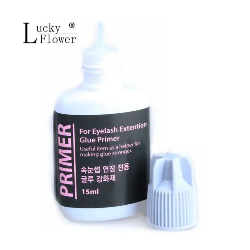 1pcs 15ml Korea Eyelash Glue Primer For False Lashes Extension Long Lasting Fixing Agent Lash Application Makeup Tools