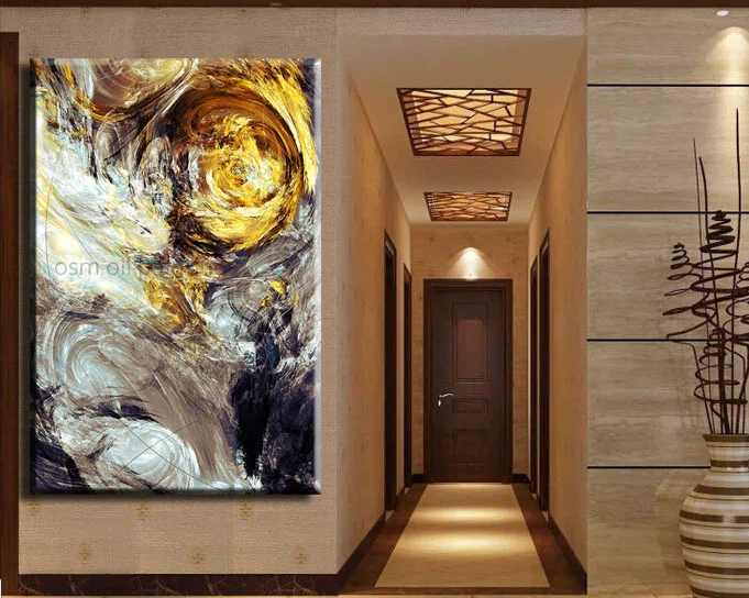 

Professional Artist High Skill 100%Hand-painted Abstract Landscape Oil Painting on Canvas Wall Art Painting Hang Pictures Crafts