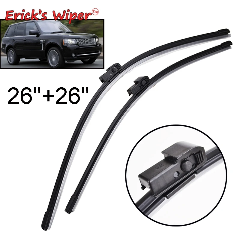 Erick's Wiper Front Wiper Blades For Land Rover Range Rover L322 Vogue HSE 2002 - 2012 Windshield Windscreen Window Brush 26