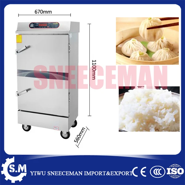 

Commercial Automatic Electric Steaming box 6layer steam cooking cabinet machine