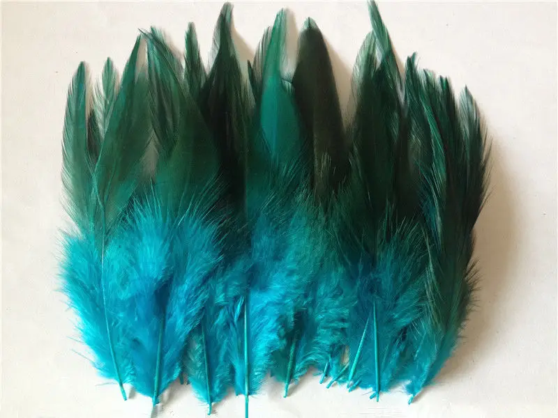 100pcs 4-6\'/10-15cm 13 Colors Pheasant Chicken Rooster Cock Feather For Cothing Jewelry Making Bulk Sale