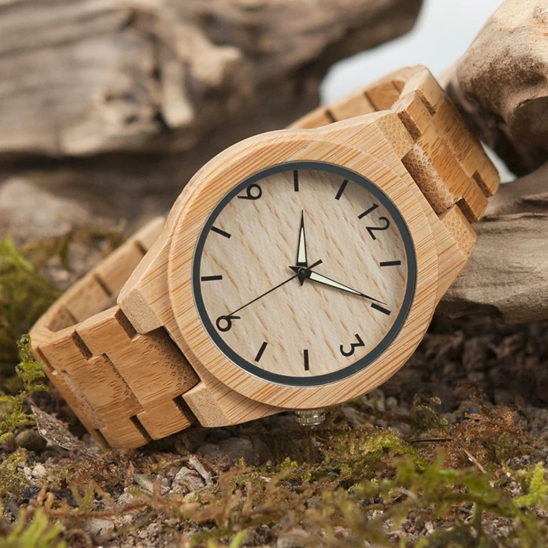 relogio masculino BOBO BIRD Wood Watch Men Top Brand Luxury Wooden Timepieces Personalization Men's Gift Drop Shipping W-D27