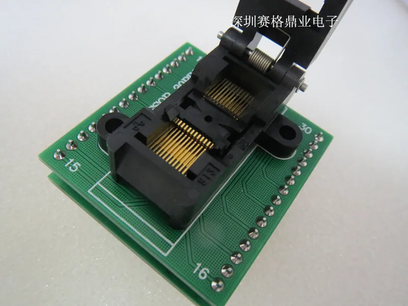 Bancada de teste de soquete, com cromada de ouro