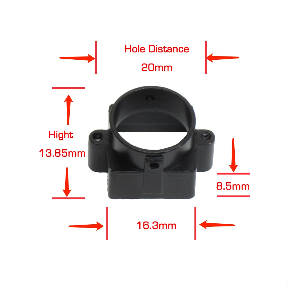 Full Metal D14 Mount Holder For D14 Board Lens Support 20mm Hole Distance PCB Board Module or CCTV Cmera
