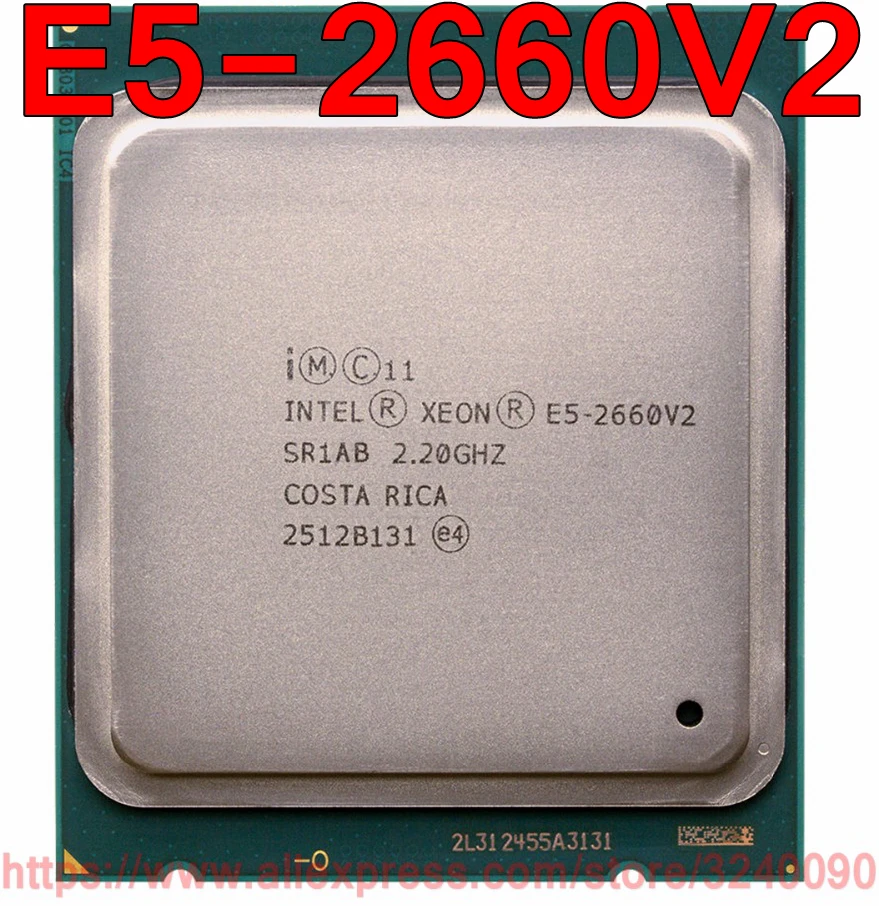 

Intel Xeon CPU E5-2660V2 SR1AB 2.20GHz 8-Core 20M LGA2011 E5 2660V2 processor E5-2660 V2 free shipping speedy ship out