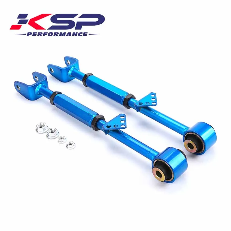 KSP Rear Adjustable Suspension Camber Kit & Traction Control Toe For TSX TL 2008-2013-Blue