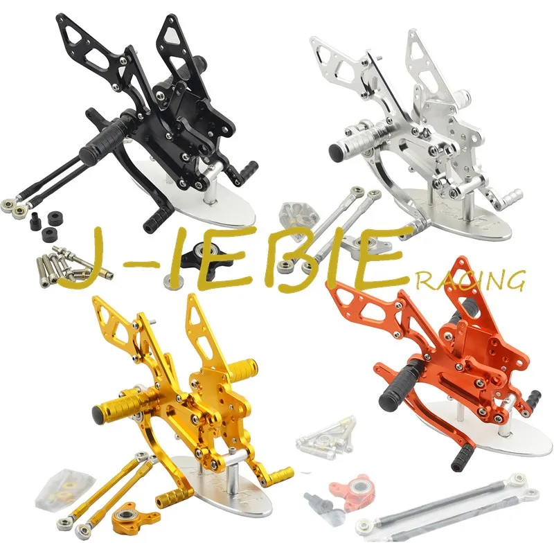 

CNC Racing Rearset Adjustable Rear Sets Foot pegs Fit For Honda CBR600RR 2003-2006 CBR1000RR CBR1000 RR 2004 2005 2006 2007