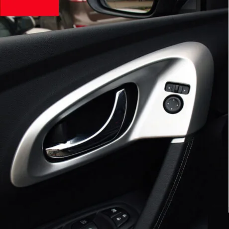 STYO  Car ABS Interior Door Handle bowl cover trim 4pcs For LHD RENAULT KADJAR 2016-2019 2020