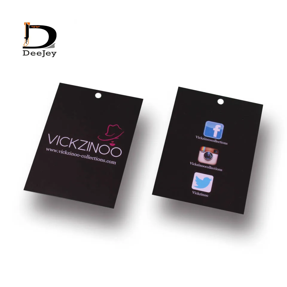 300gsm Paperboard Hang Tag Customized Print Logo Brand Picture Name Card Wedding Note Price Swing Tags 500pcs/lot