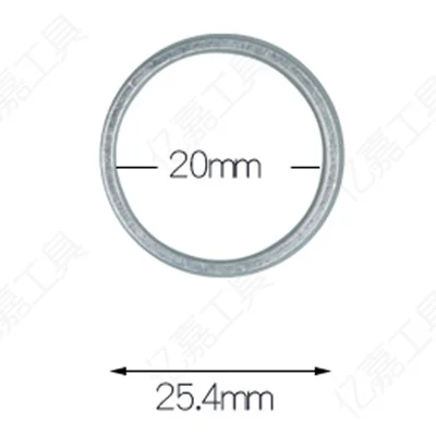 7 sztuk 30mm do 25.4mm brzeszczoty do pił konwertuj pierścień 25.4mm do 20.0mm pierścień przełączający do piły tarczowe 20mm-16mm. Grubość 1.2mm