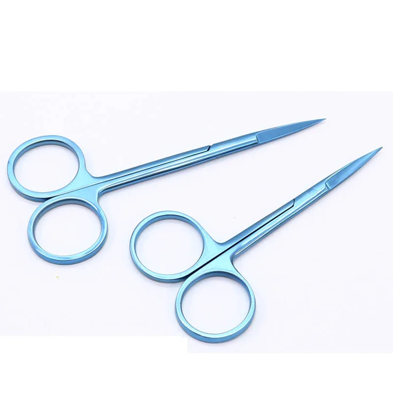 Eye cissors Titanium Alloy Cosmetic And Plastic Surgery Instruments And Tools 11.5cm 10cm Surgical Scissors