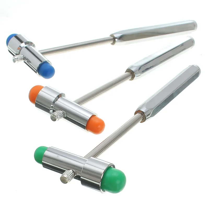 more Colors Medical Neurological Hammer Percussor Diagnostic Reflex Percussion Hammer Dual Head Percussion Hammer Medical Tool