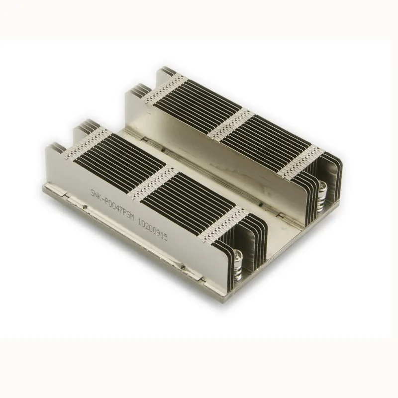 

NEW 1U Passive CPU Heat Sink Socket LGA2011 SNK-P0047PSM Snk-p0047psm 1U Passive Proprietary Middle-Air-Channel CPU Heat Sink