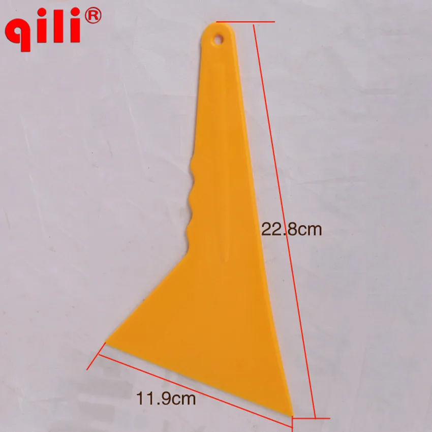 Squeegee car wrap squeegee film tool Vinyl Scraper Plastic Middle Triangular squeegee blade sticker application (just 1pc)