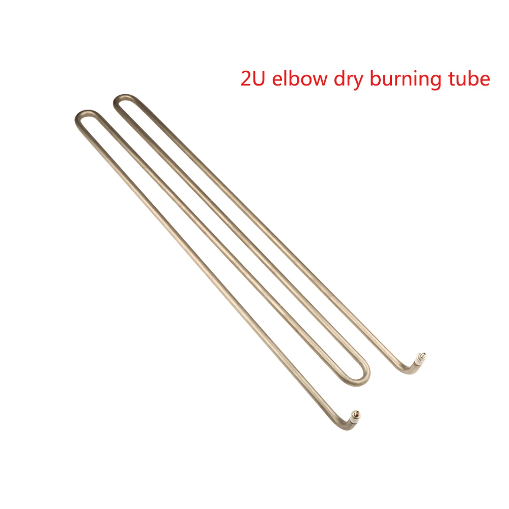 

Isuotuo 304 Stainless Steel 2U elbow Heating Element Electric Tube Heater Dry Burning Pipe