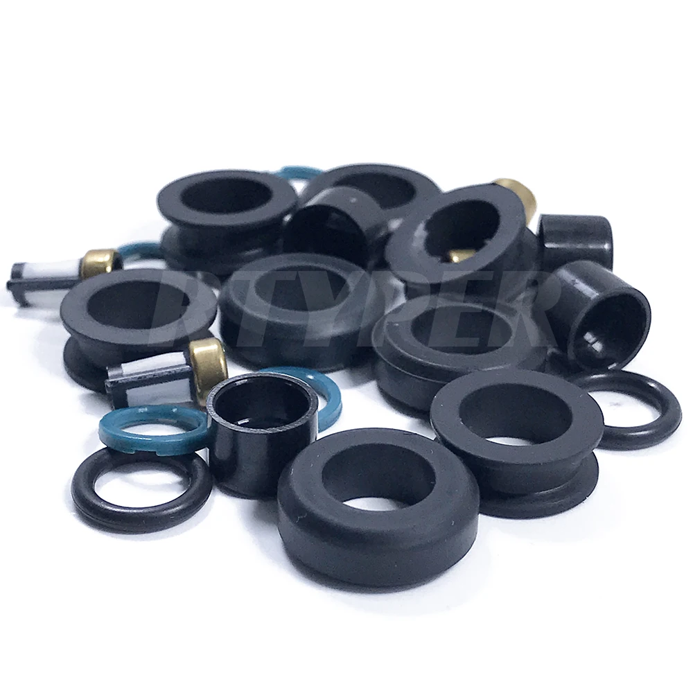 4 Sets Injector Repair Kits Micro Filter Oring Plastic Gasket Pintle Cap 01305 For Toyota Corolla Matrix Suzuki Swift MZ