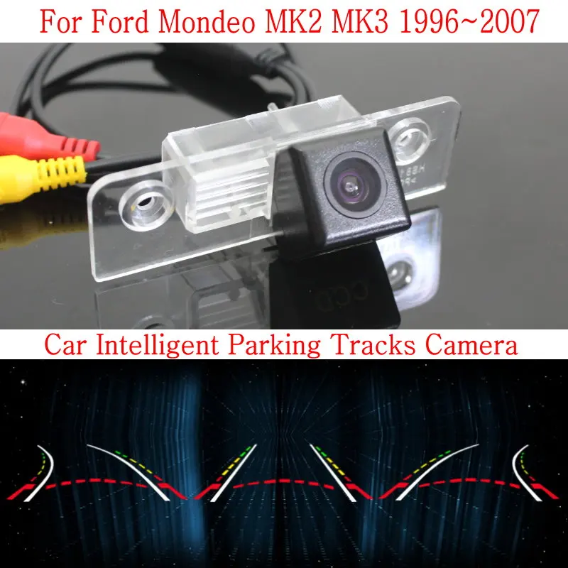 

Lyudmila Car Intelligent Parking Tracks Camera FOR Ford Mondeo MK2 MK3 / Reverse Camera / Rear View Camera / HD CCD Night Vision