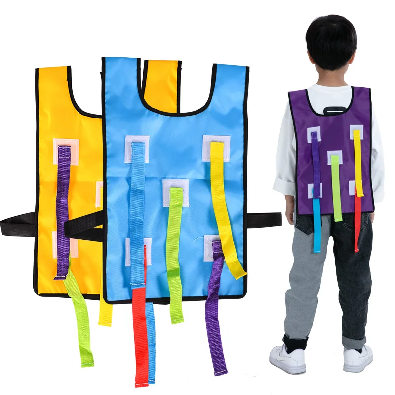 

Children's toys Outdoor sports game Vest Kindergarten grab tail Children Training Equipment Group game props