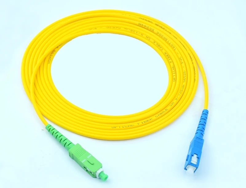 

20M SC/PC-SC/APC Simplex 9/125 Singlemode Fiber Optic Cable Patch Cord Jumper