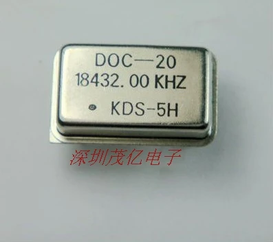 10pcs Straight-through active crystal OSC clock resonant square DIP-4 1.8432MHZ full size