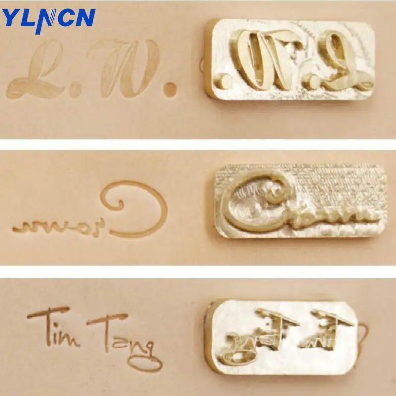 Custom Design Leather Hot Foil embossing  Stamping leather craft handmade carving Digital Alphabet  Leather Stamp DIY Mould