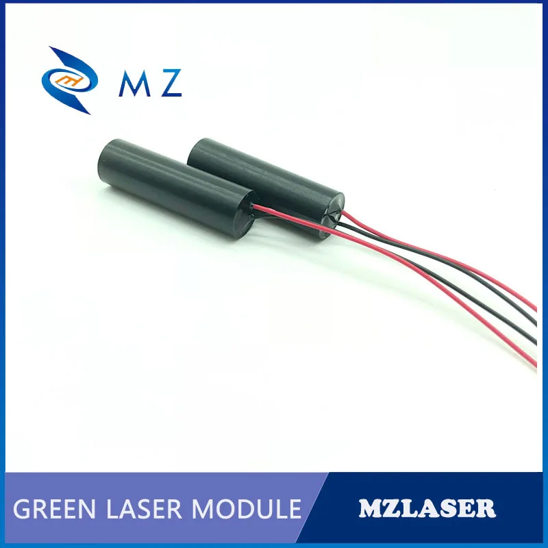 24VDC 12mm 515nm 30mw  laser  Industrial grade APC driven green dot  laser module Wood marking laser