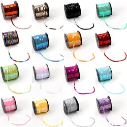 Garment Decoration Accessory 5 Yard/Lot 6mm Loose Round Flat Multicolor Sequins Sewing On Trims For Crafts Children DIY