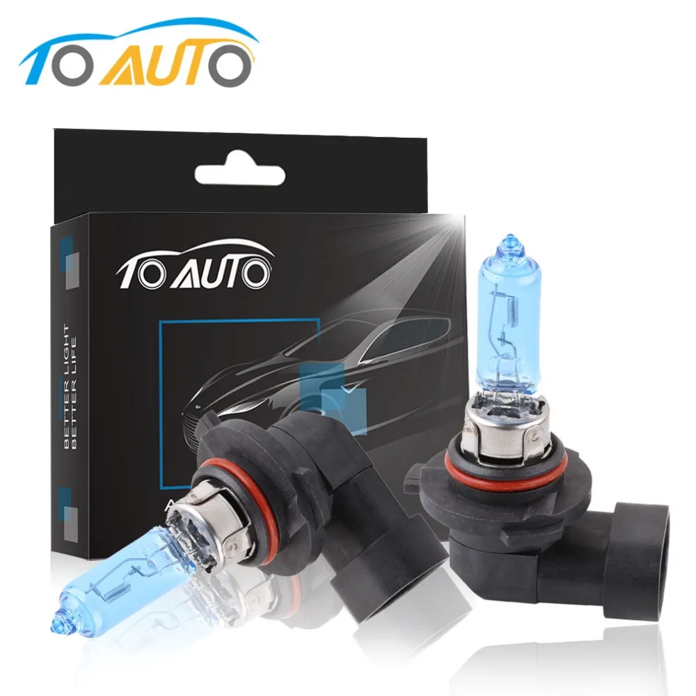 2 шт., супер яркие галогенные лампы HB3 9005 55 Вт 12 в 5000 К