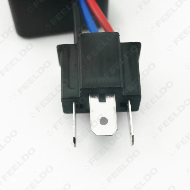 FEELDO 10Pcs DC12V Car H4 HID NO Error Warning Canceller Anti-power Leakage Module Load Resistor NO Flickering