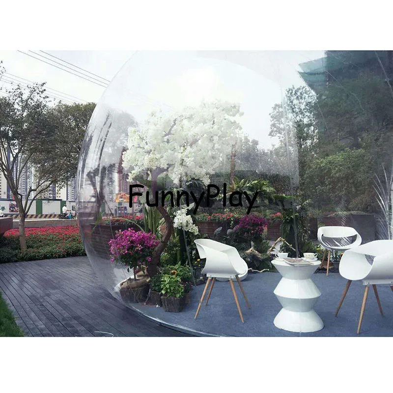 inflatable camping show house Backyard Transparent beach tent,advertising inflatable dome tents