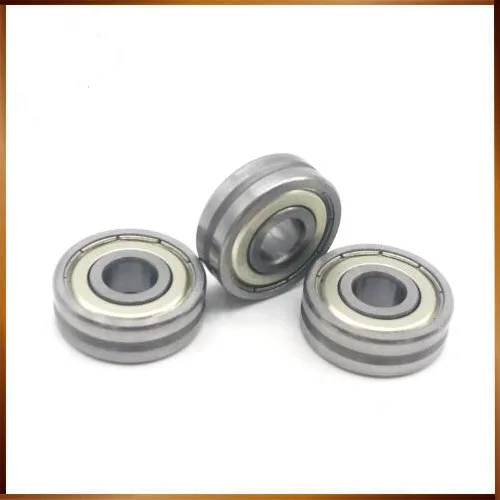 v625z Outer ring groove, V groove, wire, straightener, pulley, bearing, V625ZZ size, 5*16*5mm clearance