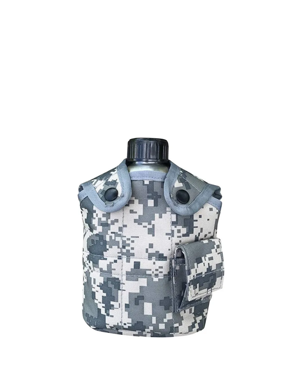 Jolmo Lander Stainless Steel Canteen,Military Canteen,Army Water Bottle,Camping Kettle 1.2L