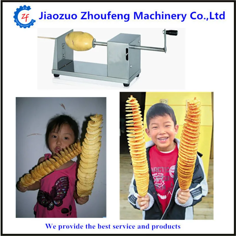 

Manual stainless steel tornado potato machine spiral potato cutting machine potato chips machine ZF