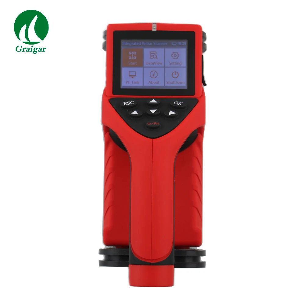 JW-GY71 NDT Integrated Rebar Scanner Integrated Rebar Locator Deep Concrete Scanner NDT Testing Steel Bar Scanner