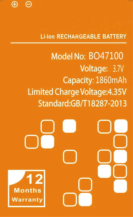 1860mAh BO47100 Battery for HTC Desire 400 500 600 Dual SIM 609d 5088 5060 C525c C525E T528 T606W T608T Mobile Phone