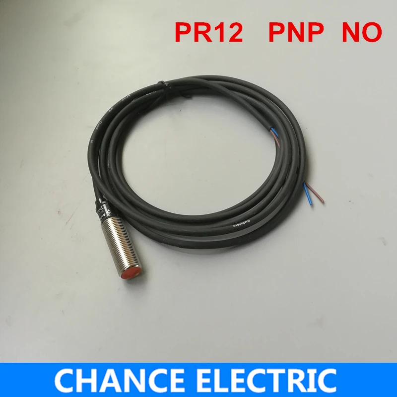 inductive M12 2mm distance  proximity switch autonics PR series PNP NO sensor  (PR12-2DP)