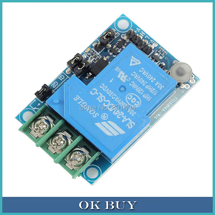 10Pcs/Lot 1-Channel Multifunction Relay Module 30A DC5V / 12V / 24V Selectable TTL Level High / Low Triggering Options