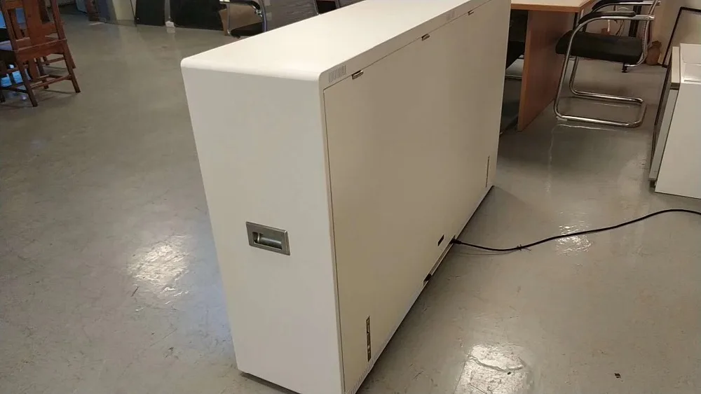 Quiosque transparente da exibição do tela táctil do lcd da propaganda de 43 polegadas com windows ou sistema operacional de android