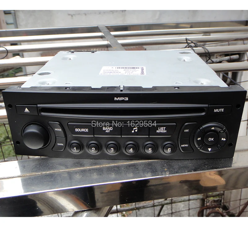 Oryginalne radio samochodowe RD45 USB Bluetooth Aux do Peugeot 206 207 307 308 do Citroen C2 C3 C4 C5