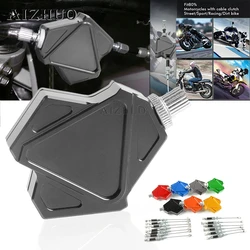 Levier d'embrayage de cascade en aluminium CNC pour moto, système de câble à nervures faciles, Kawasaki 1000 Z1000SX 1000 Tourer Z900RS Zexecute R