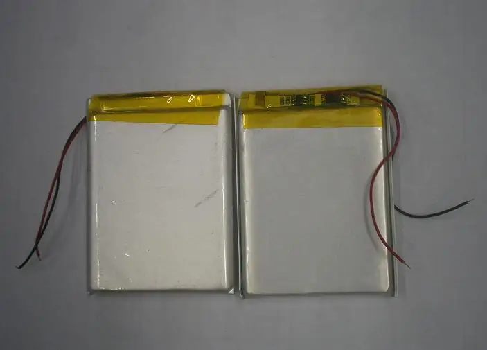 Batería de polímero de litio de 3,7 V y 1200mah, batería recargable 603450/batería plana/batería de navegación