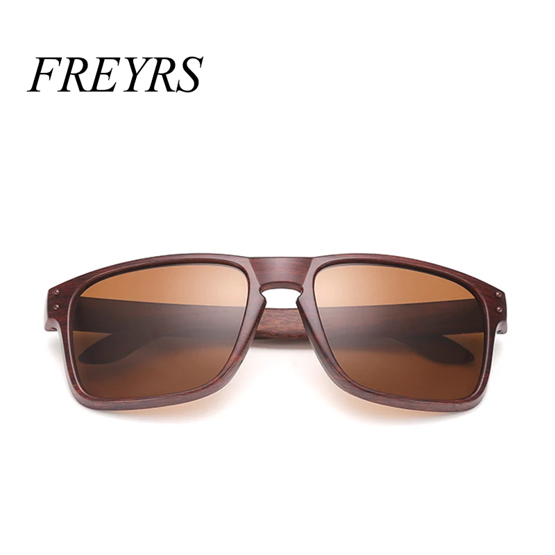 FREYRS Retro Wood Sunglasses Men Bamboo Sunglass Women Brand Design Sport Goggles Mirror Sun Glasses Shades lunette oculos 048