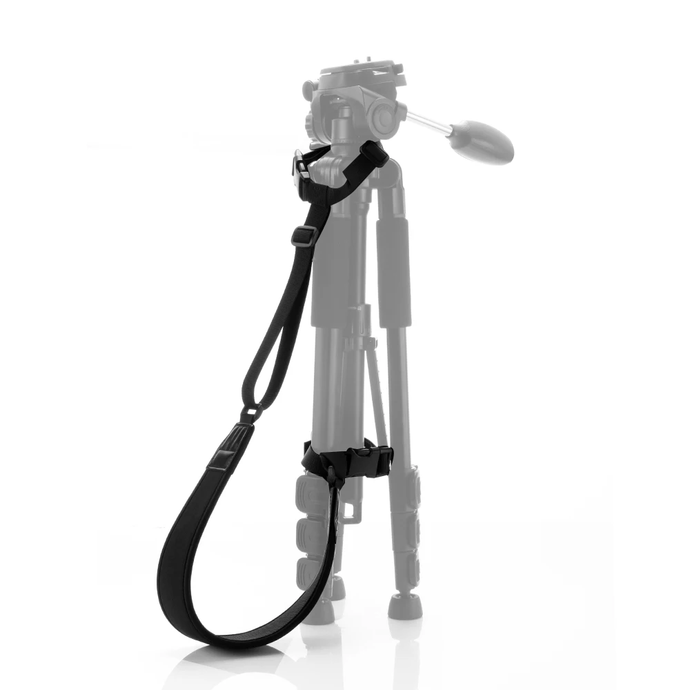 Fotga ajustável universal tripé monopé alça de ombro luz tripé suporte suspender cinto de transporte para estúdio foto kits